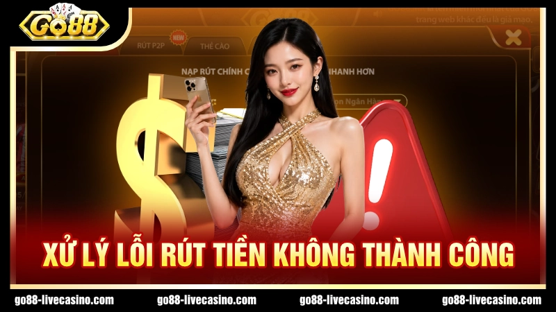 Hướng dẫn khắc phục lỗi rút tiền không thành công